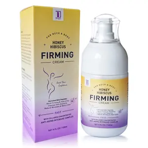 Dongyu Hibiscus and Honey Firming Cream: Anti-aging moisturizers used as cosmetics; Skin Tightening & Neck Firming Cream, Improves Skin Elasticity, with Concentrated Collagen Anti-aging, 4 FL OZ