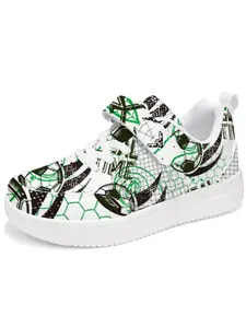 Kids' skate shoes with hook-and-loop fasteners for easy on and off, Breathable skate shoes, new 2026 collection. Ideal gift for Valentine's Day and Children's Day. World Cup-inspired colorways, dopamine colorways. Sizes 28–39.