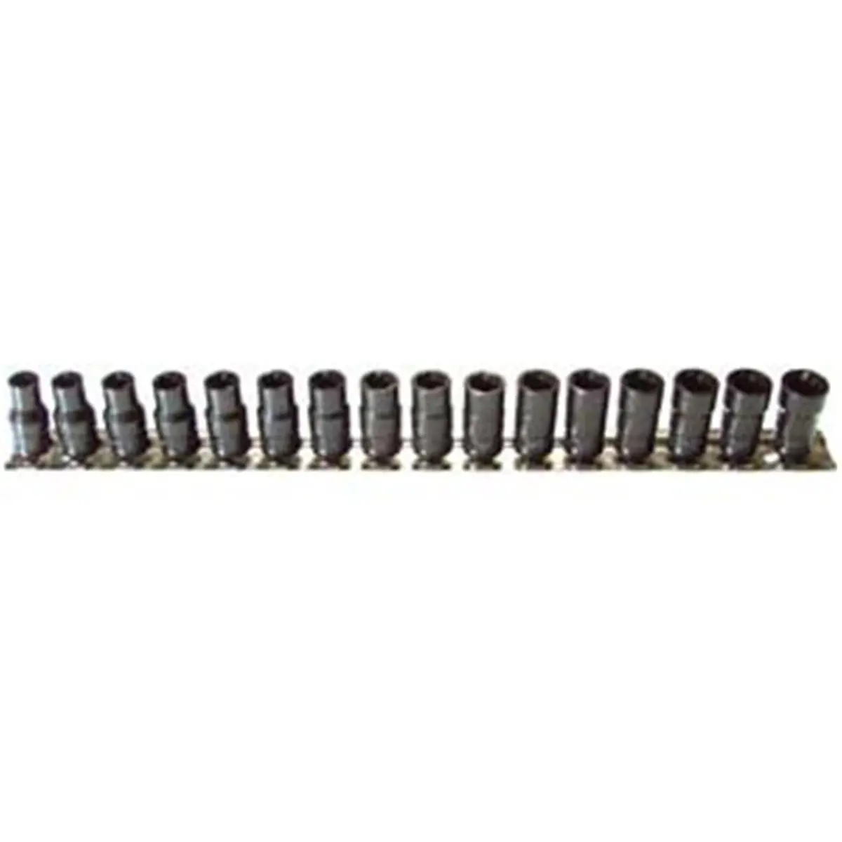 H.B. Products TRTSCS2516B 16-Piece Combination Turbo Socket Set, 0.25-Inch Drive, Tapered Helical Design, Bites Harder, Increases Grip Amount, Fits & Repairs Damaged Fasteners, Bite Harder, Fit Damaged Fastener
