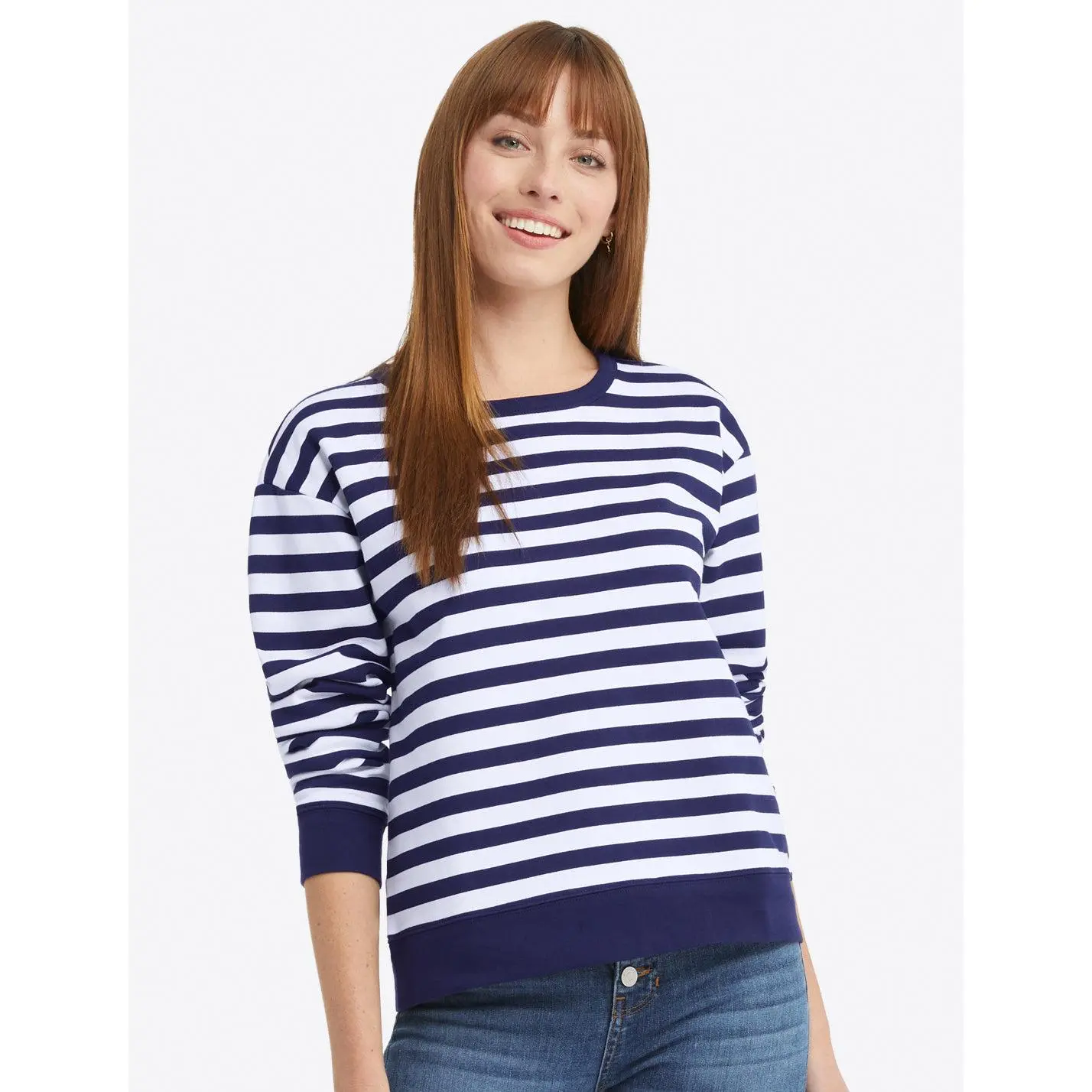 Kelsea Sweatshirt in Awning Stripe