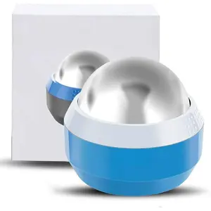 Cryosphere Cold Massage Roller Ball - Massage Ball for Cold & Heat Relief, Myofascial Release, Trigger Point Therapy, Muscle Knots - Deep Tissue Ice Massager
