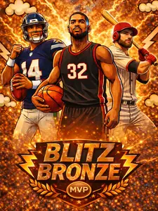 MVP Blitz Bronze Box 2026 - Assorted Sports Trading Cards Including Baseball Football & Basketball Repacks for Collectors