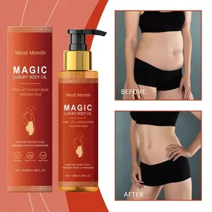 West Month Magic Luxury Body Oil, Winter Skincare and Moisturizing, Soft and Firm Skin, Daily Care, Nourishing and Hydrating