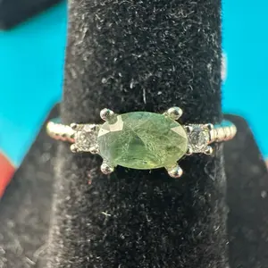 Beautiful All Natural Alexandrite Rings with Stunning Color Change Silver and Gold Options Size 6 & 7