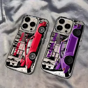 Fashion JDM Car Phone Case Stylish & Durable New Year Gift: Fashionable Phone Case for iPhone 17 16 15 14 13 12 11– Perfect Blend of Protection and Trend