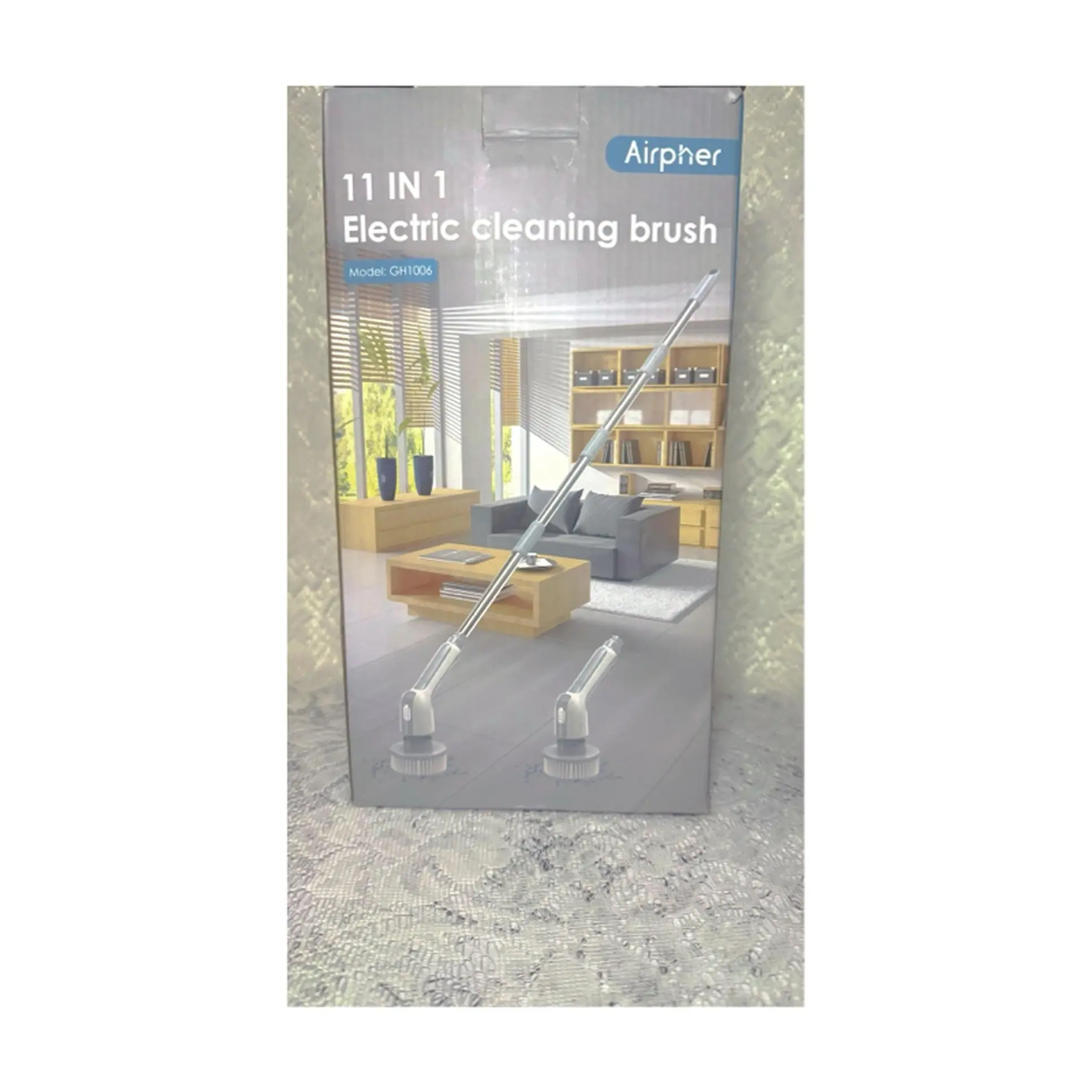 Airpher 11 in 1 Electric Cleaning Brush for Bathroom Kitchen & Living Room Multi-Use Cleaning Tool
