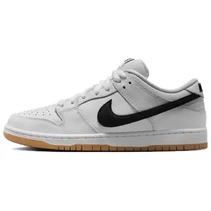 Nike Dunk SB Pro ISO Leather Low-Top Skate Shoes for Men and Women in White Gum and Black Trending Shoes, House White Official Shoes to Get / Maison Mihara
