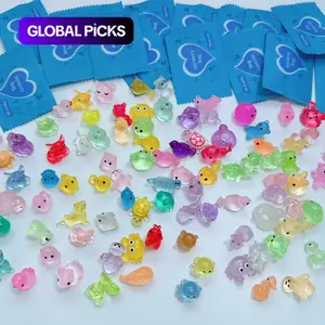 100/50/30/20pcs Creative Mini Night Glow in the Dark Animal Statues, Cute Animal Design, Resin DIY Materials, Home Decor, Decoration Items, Party Gifts, School Activities, Student and Adult Surprises #GLOBAL PICKS