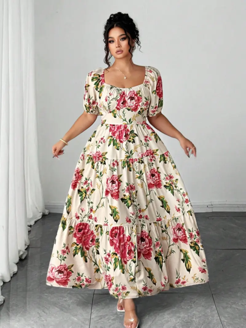 formal dress patterns plus size - TikTok Shop