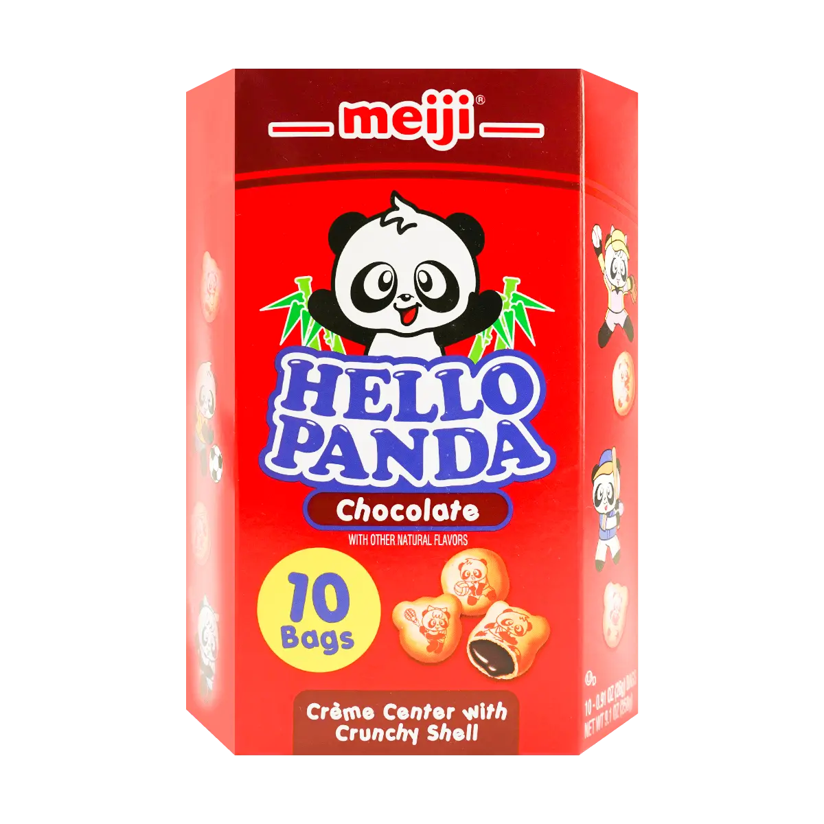 MEIJI Panda Chocolate Cream Cookies 9.1 oz - Delicious Japanese Treats