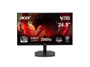 Acer Nitro 24 inch (24.5" Viewable) Full HD 1080P 280hz with AMD FreeSync Premium 1ms HDR10 Gaming Computer Monitor KG251Q Z1biip