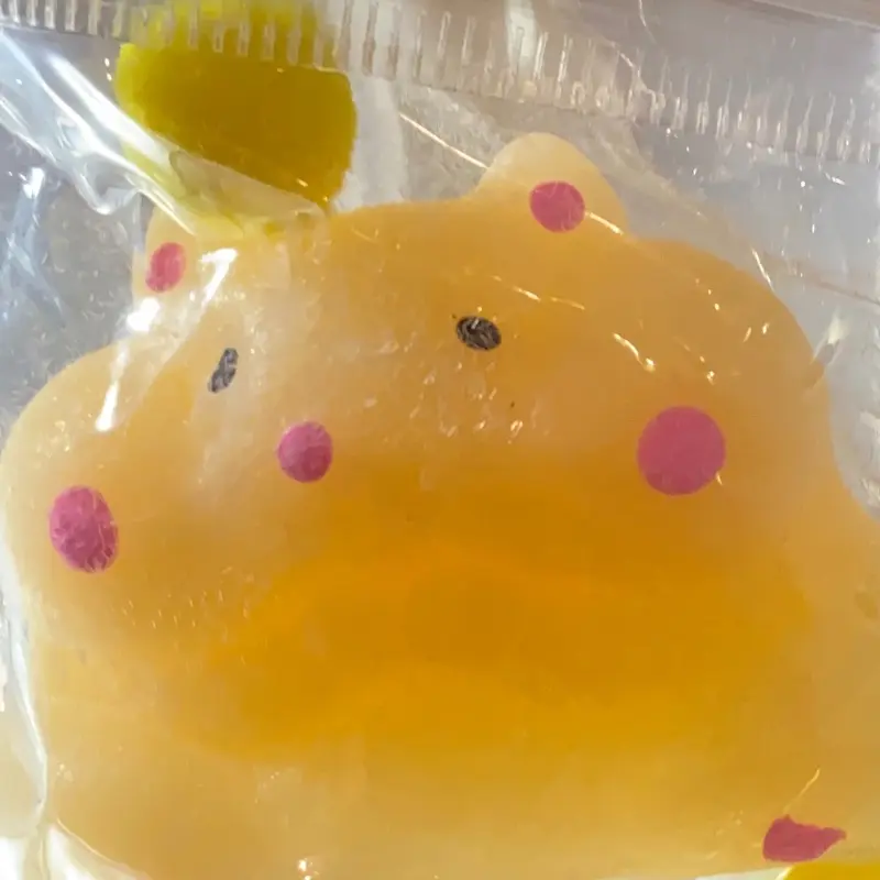 Mouse w/cheese balls - yellow