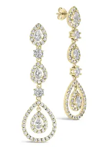 Meryl CZ Drop Earrings