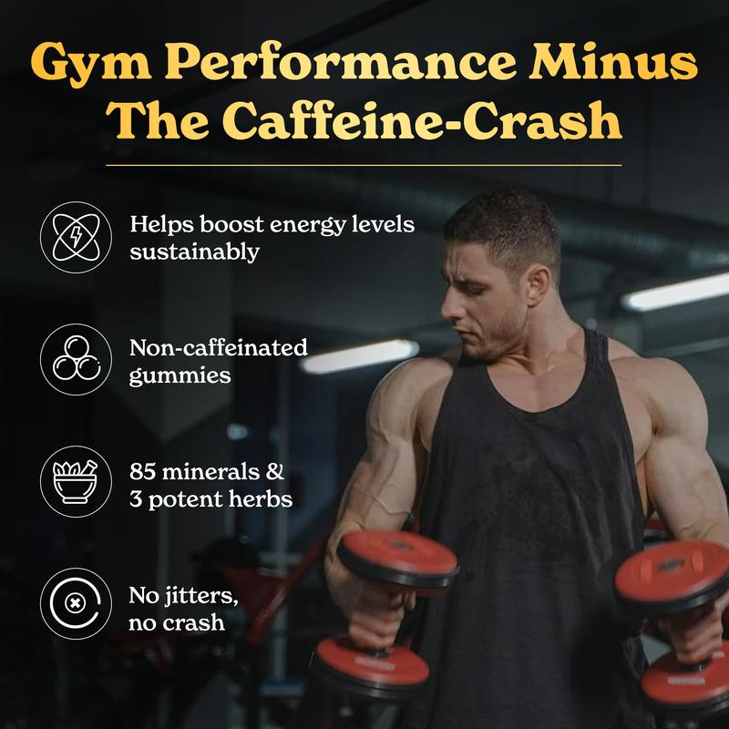 BetterAlt GOLD+ Shilajit Gummies | with Ashwagandha, Safed Musli | Advanced Fitness Supplement for Stamina | Lab-tested For Purity | 60 Gummies