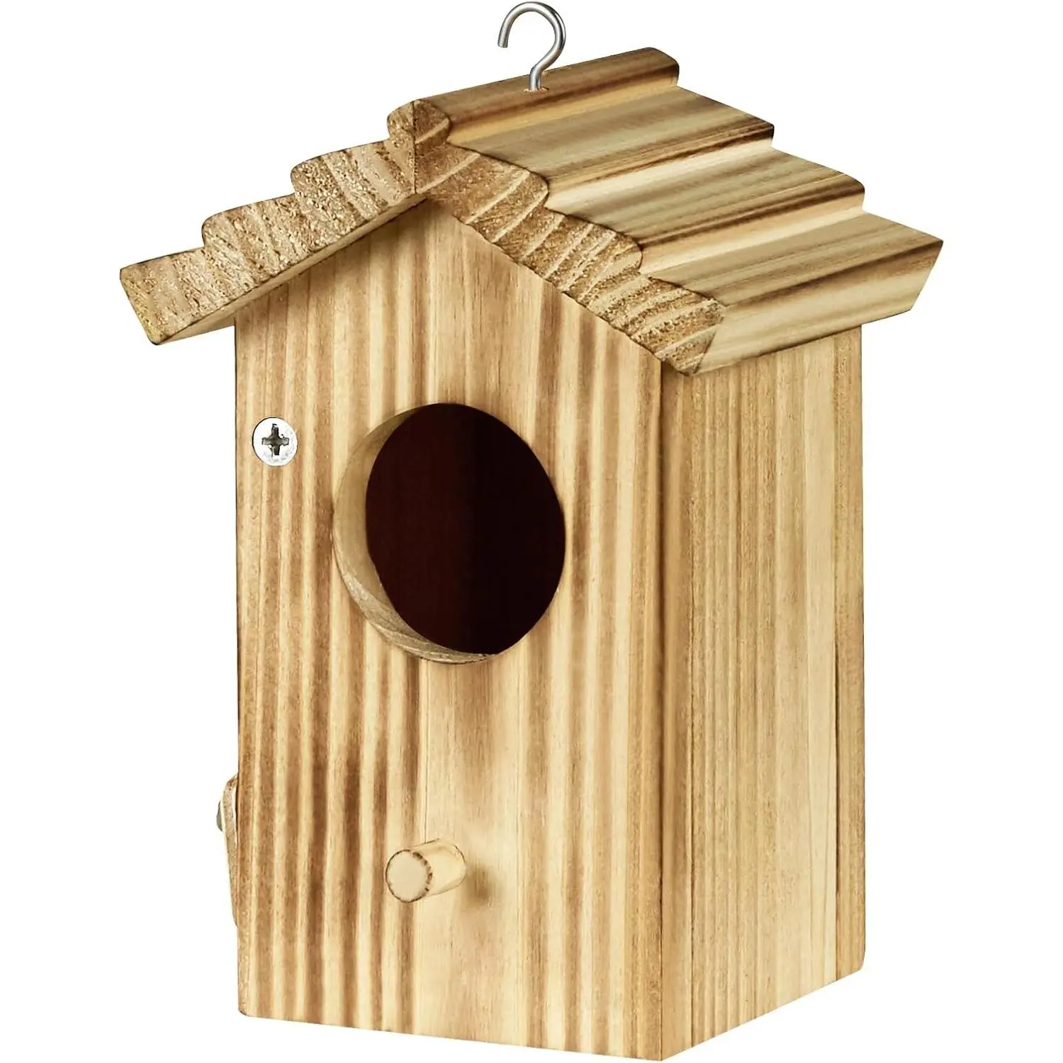 Hummingbird House for Outside  - Small Bird Nesting Box for Hummingbird -   Birdhouse with Perch - Outdoor Garden Decor & Bird Lover  ( 4.1*3.3*5.9 inch)