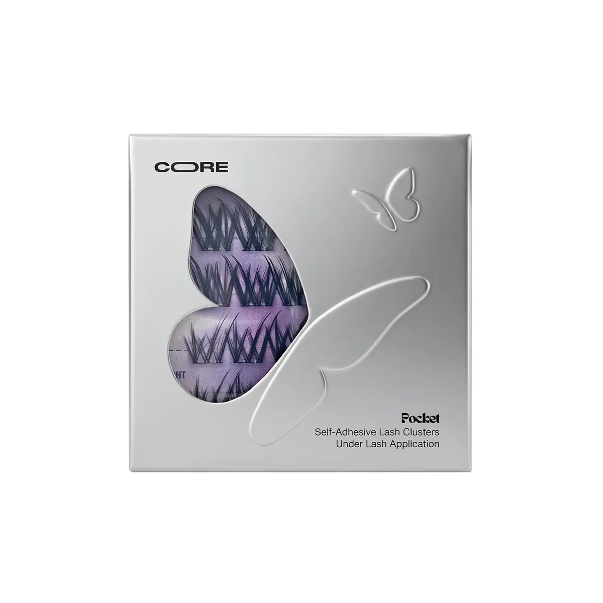 Pocket 018 Siren Gaze Wispy Foxy Self-Adhesive Lash Clusters