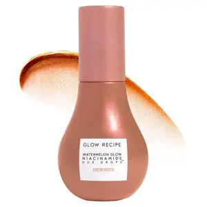 Glow Recipe Hue Drops Face Serum - 30ml Glow Bronzing Drops + Tinted Serum to Brighten & Hydrate - Even Skin Tone - Sunglow