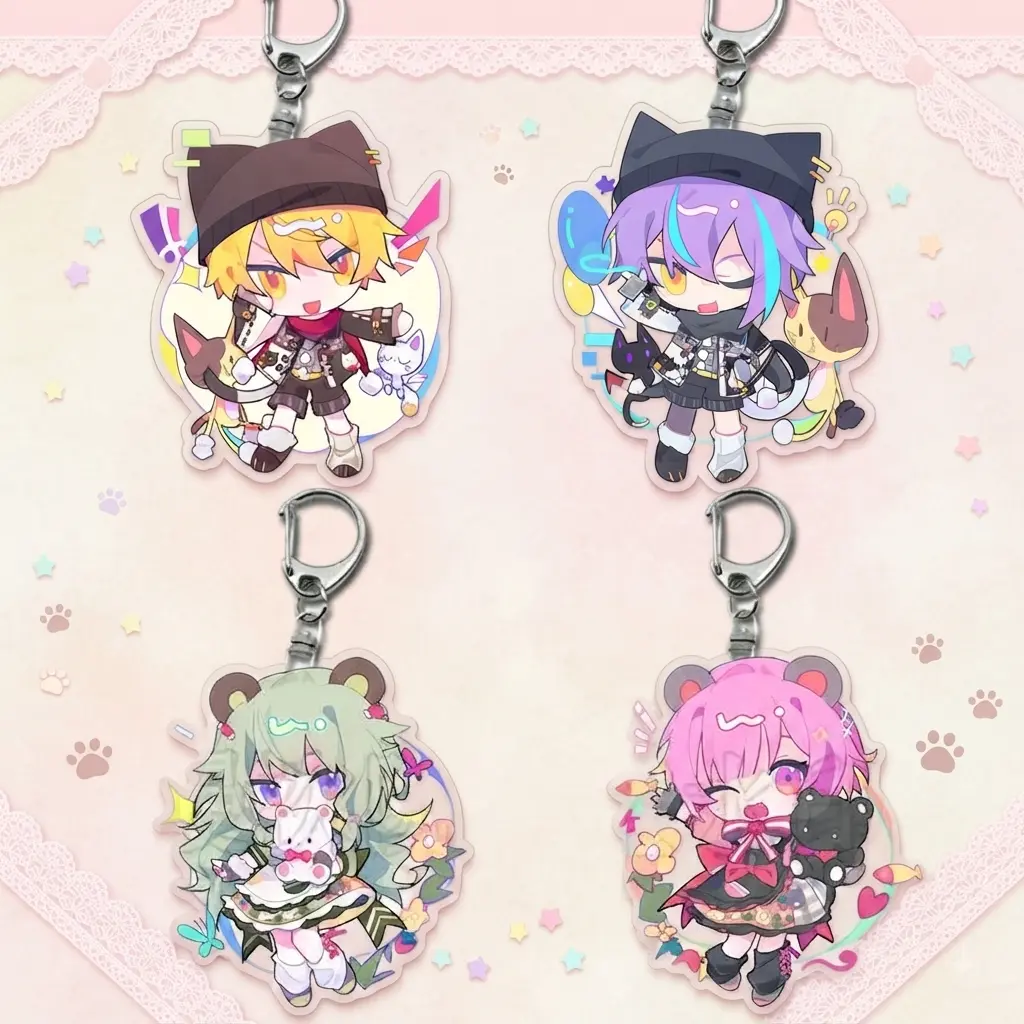 Project Sekai Pjsk Keychain Anime Acrylic Kamishiro Rui Nene Ōtori Emu Tenma Tsukasa