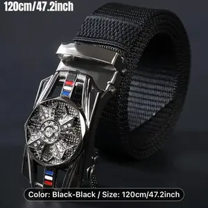 Introducing the Stylish Rotating Buckle Nylon Belt - Durable & Breathable for Men & Women - Quick-drying Sporty Design - One-Size-Fits-All Cycling Belt - Ideal for Outdoor Adventures & Holidays - A Fashionable Gift