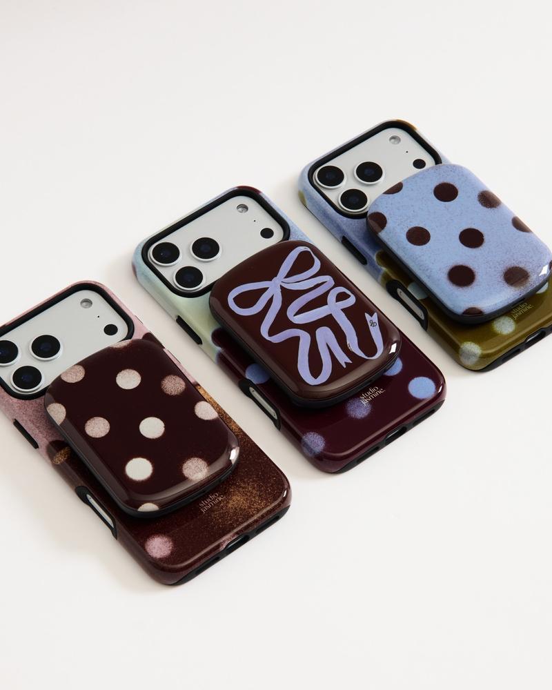 THE DAIRY Phone Case | [POLKA DOT] RUST - LADYBUG - LAKE - PLUM | for iPhone 17 Pro Max, 16 15 14 13 12 11 Series | Aesthetic Phone Case | Gradient Phone Case | Trendy 2026 Phone Case | Shockproof Protection|Gift for Her and Lover