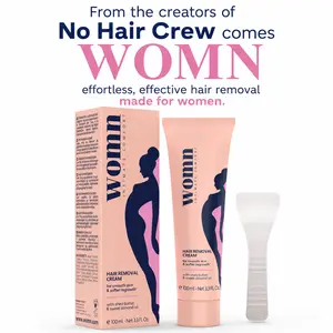 Women's Hair Removal Cream (100ml) - Easy-to-Use, Pain-Free Hair Depilatory for Beauty & Personal Care