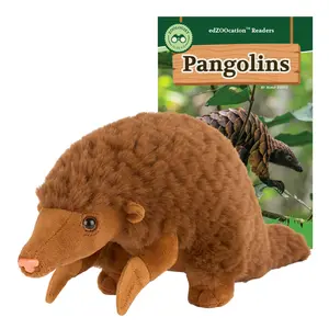 12” Plush + Zoologist Reader Book: Pangolin (Ages 6–8)