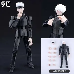 9L3D Printed Jujutsu Kaisen Fushiguro Toji Anime Multi-Jointed Shapeshift Toys Action Figures Mannequin Model Ornaments Gift Toy
