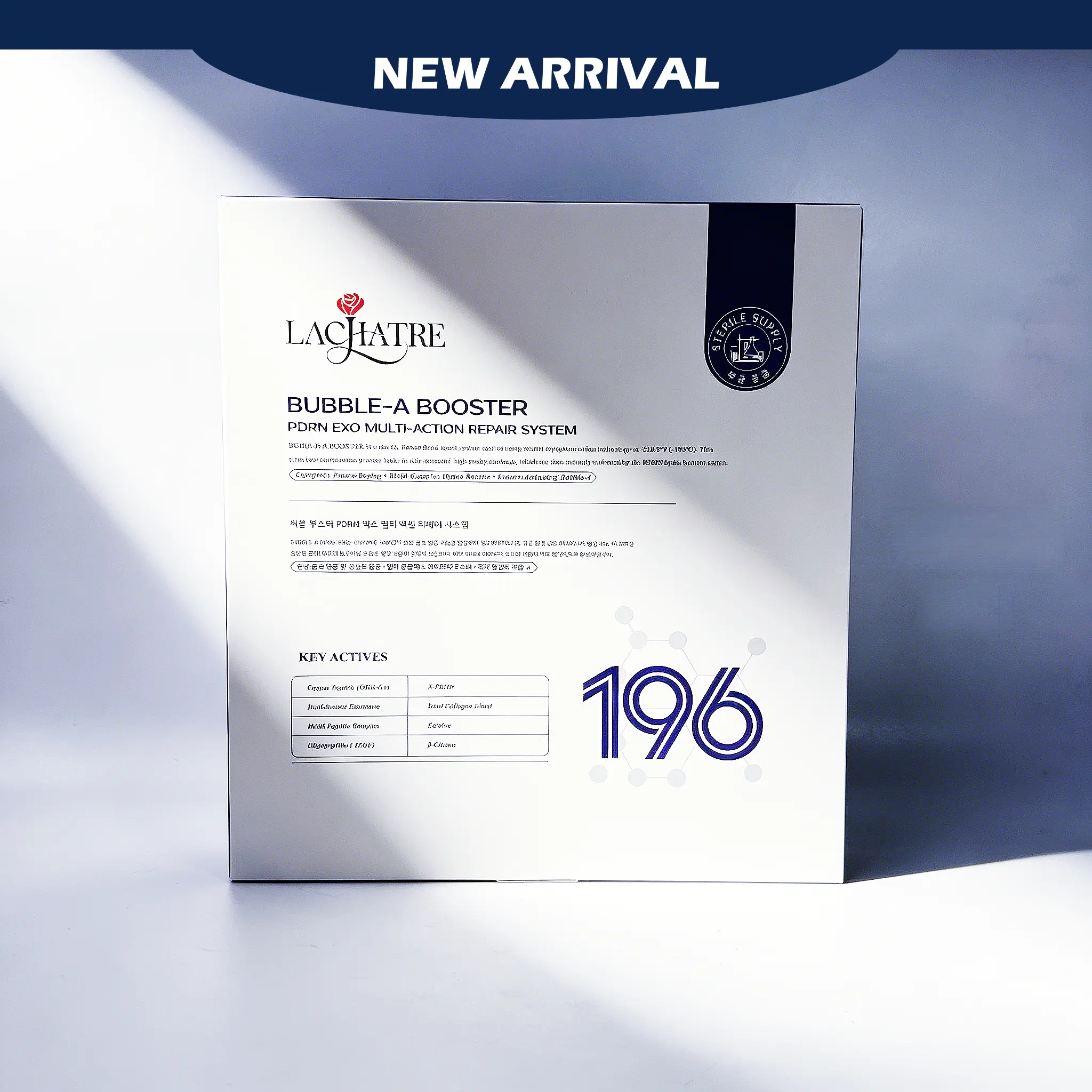 LACHATRE: Copper Peptide Bubble Freeze-Dried Kit Infused S-PDRN NAD+ Dual Exosomes, Lightweight Barrier Care Serum for Mature & Sensitive Skin