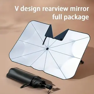 2026 New Car Front Sunshade, Window Sunscreen Curtain, Interior Windshield Thermal Cover, Sun Umbrella Panel, Automotive Accessories, Foldable Windshield Sunshade, Windscreen Shade Cover