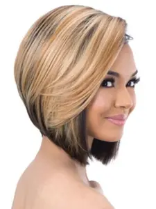 Deep Lace Part Wig - Vashanti color 1B in off black