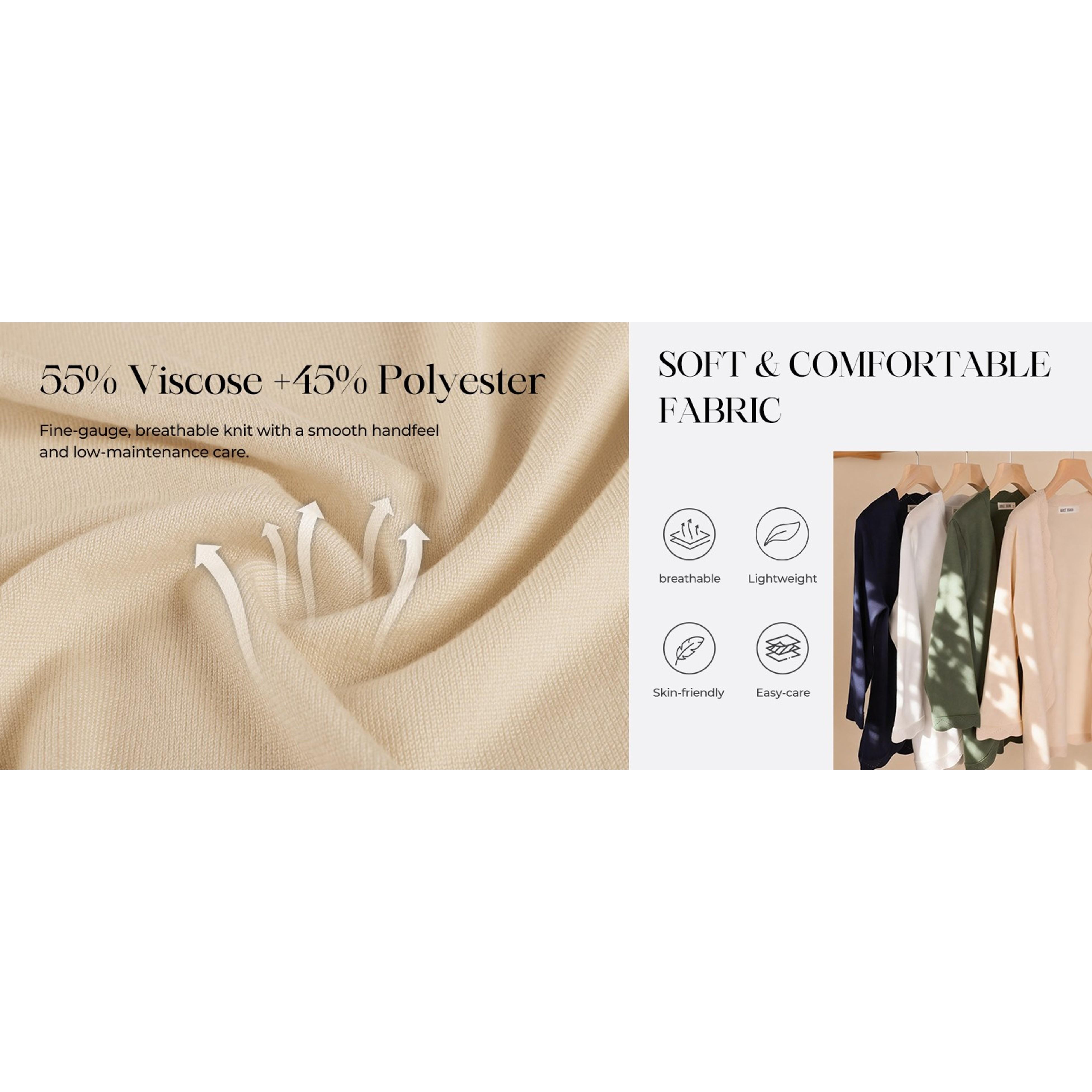 Women Lightweight Summer Cardigans 3/4 Sleeve Cropped Cardigan Sweaters Open Front Bolero Shrug
