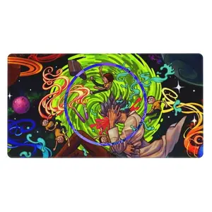 Rick And Morty Mouse Pad, Gaming Keyboard Mouse Pad, Game, Anime, Desk Mat Gaming Gear for Work Game Office Home, Gift for Friends