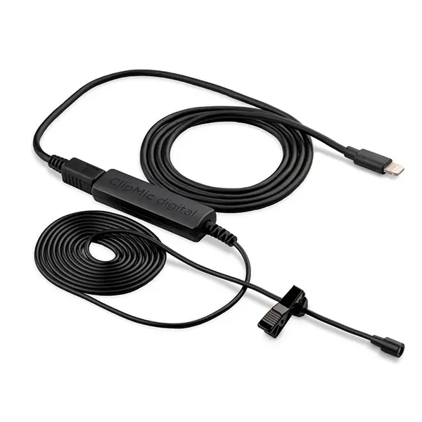 APOGEE ClipMiC digital 2 Premium Lavalier Microphone for Content Creators & Streamers - USB Wired Connection
