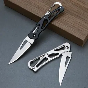 Household mini stainless steel unboxing knife for peeling, outdoor portable multifunctional knife