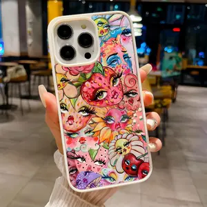 Colorful Pop Art Face Collage MagSafe Phone Case Macaron Soft Frame Cover For iPhone 17 Pro Max 16 15 14 13 12 11 for Samsung S26 S25 S24 S23 S22 EDGE ULTRA Plus E Phone Case Gift  #YGMKLKT10