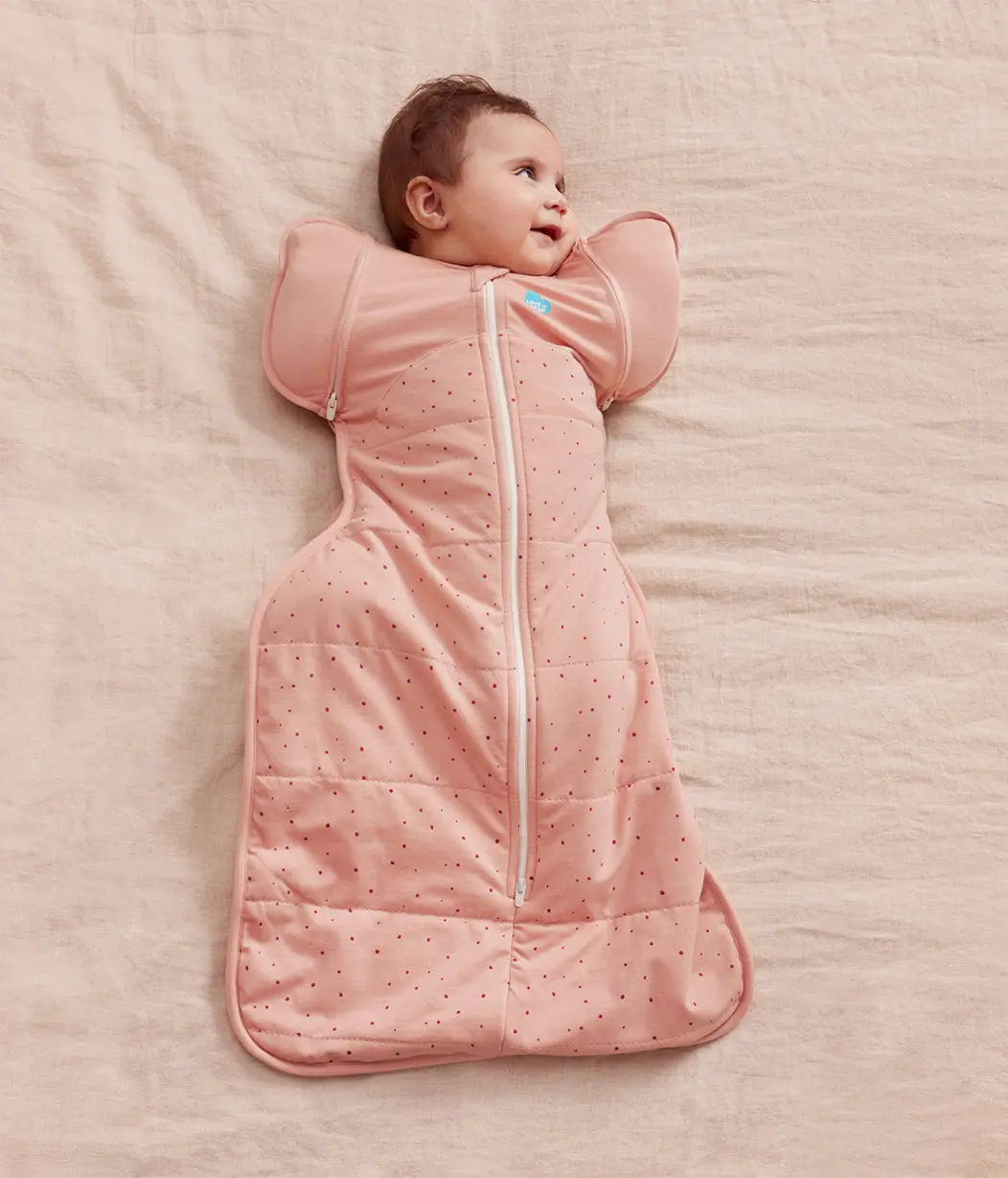 Swaddle Up™ 2-in-1 Transition Bag 2.5 TOG Cotton Rose Pebbles