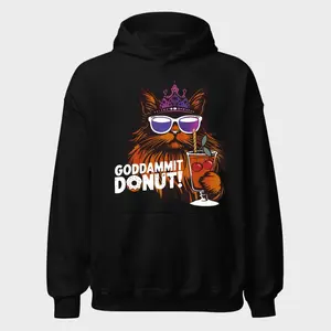 Princess Donut And Mongo Hoodie, Bookish Fantasy T Shirt, Dungeon Fan Graphic Shirt, Goddamns Donut Sweatshirt, Unisex Sweater Pullover Tee