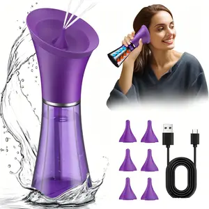 Electric Ear Wax Removal Tool,Rechargeable Ear Cleaner, Water Temp Detection,IPX7 Waterproof,Effective Flushing System,Viral Ear Cleaner Gift