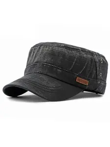 Cadet Army Cap Military Unisex Flat Top Hat for Men Women Adjustable Hat