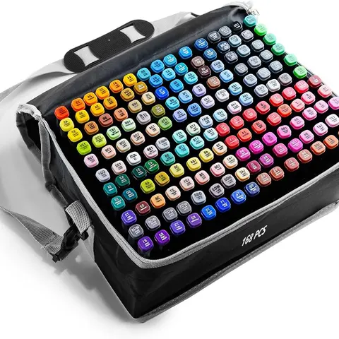 Double Ended Color Markers, Dual TIp Markers Set, Multicolor Marker Pen Set, Dual Tip Paint Markers for Coloring Drawing, Art and School Supplies