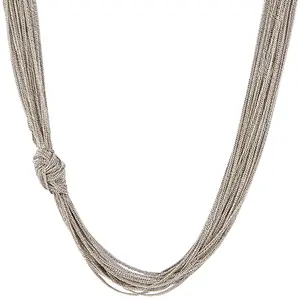 Silk Chain Knot Necklace
