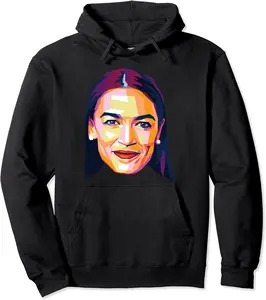 Alexandria Ocasio-Cortez Poster Design AOC Gift WPAP Pop Art Pullover Hoodie - Taliyaannhun Shop 54B085Q3SWD6