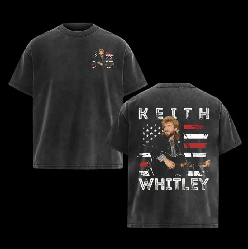 Keith Whitley 80s Vintage Country Music T-Shirt – Retro Southern Soul Tee, Classic Western Shirt for Country Fans