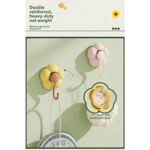 Suction Cup Hooks for Shower,Removable Shower Towel Hooks Suction Hooks No Drill Hook for Glass Door for Holloween Christmas Decoration Mirror, Windows, Tile, Robe, Bathroom Suction Hook hooks  that  stick Organiser Hanger