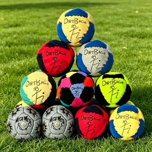 DirtBag Premium Hacky Sack Sand Filled Non Slip Lightweight Durable Fabric Footbag Toy For Tricks Backyard Park Outdoor Travel Ideal For Beginners And Pros