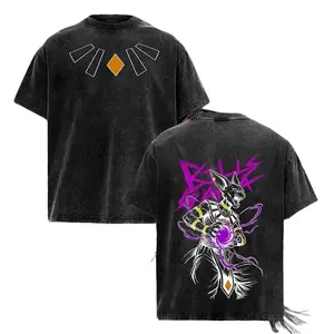 Lord Beerus God of Destruction Vintage Graphic Tee | Acid Wash Oversized Anime Shirt Men Women | Dragon Ball Super Heavy Cotton Streetwear Y2K Manga Top | DBS Merchandise Double Sided Hakai Otaku Gamer Gift DBZ Casual Apparel Retro Clothing Fits Top