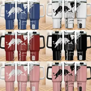 Many Style Nightshift Worker Edition Energy Drink Can Style Wraparound 40oz Stainless Steel Tumbler With Handle, Gift For Men Women, Workers 40oz Tumbler