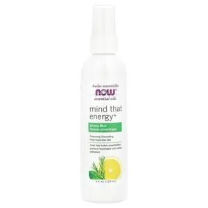 NOW Foods Essential Oils, Mind That Energy™ Aroma Mist, 4 fl oz (118 ml)