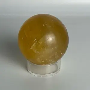 Honey Calcite Sphere