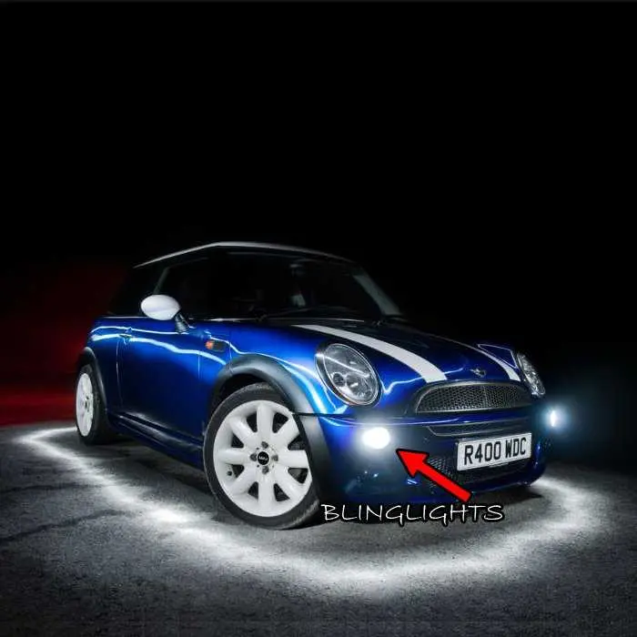 For 2001-2006 BMW Mini Cooper S Xenon Fog Lamp Driving Light Kit R53 Mk I